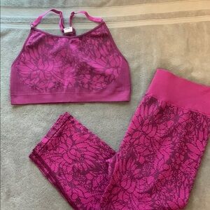 Fabletics Pink Sports Bra